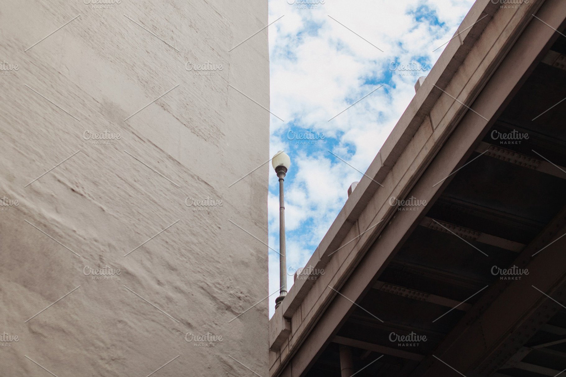 Look up containing light, shadow, and sky, an Abstract Photo by Light & Grace