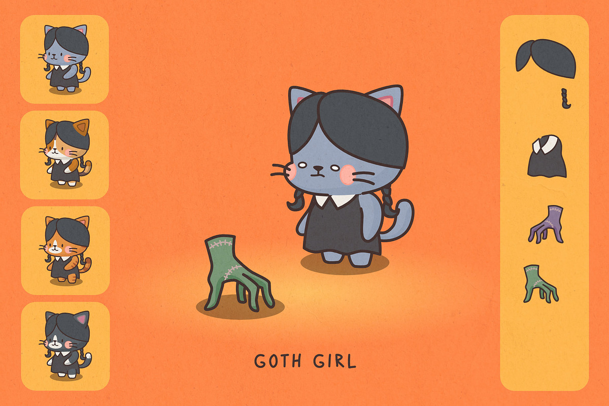 Cats in Costumes: Halloween Edition, an Illustration by Green Room Media (Photo 16 of 27)