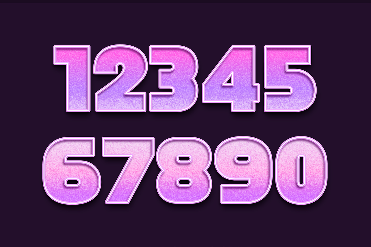 Gradient Holographic Text Effect preview 2