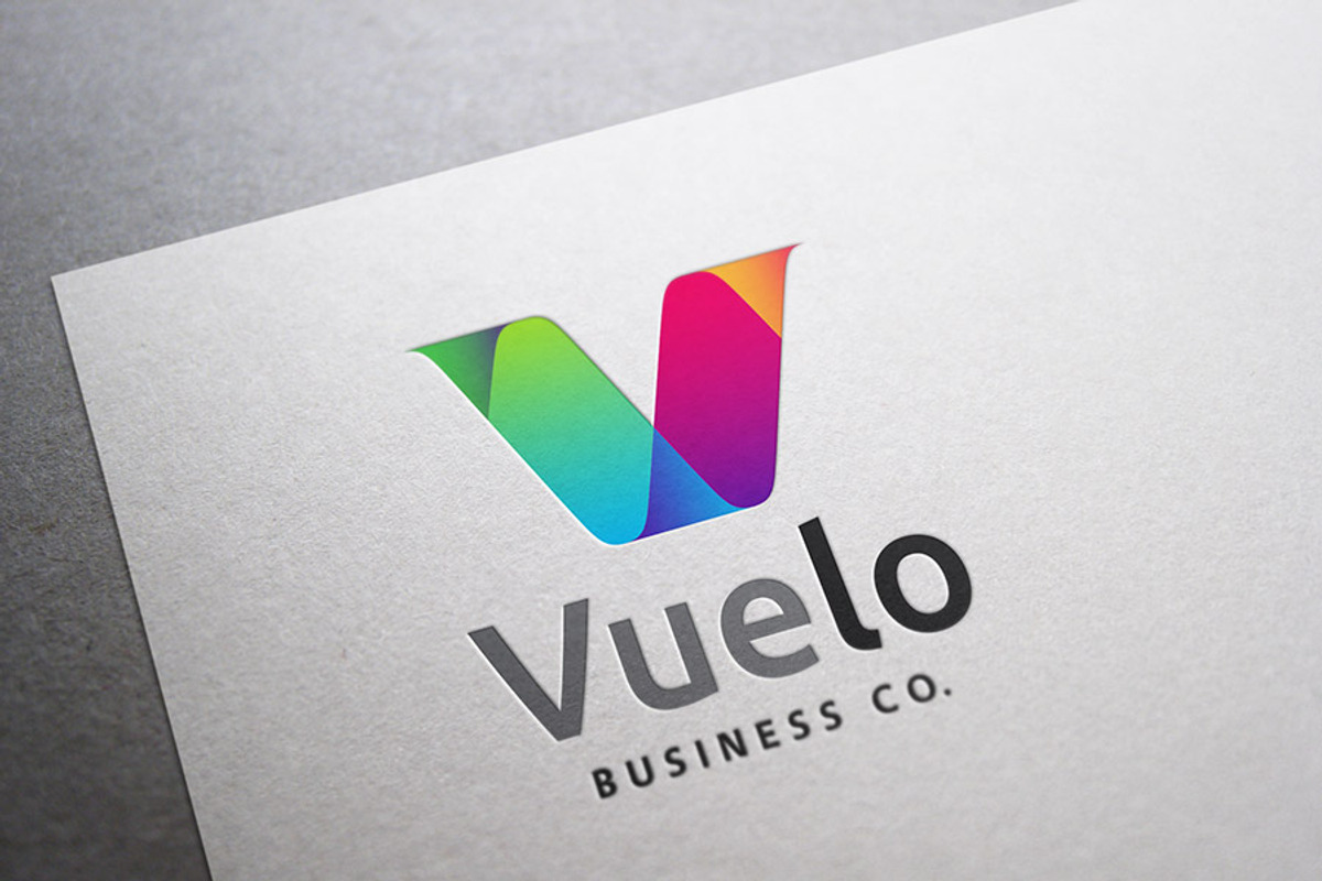 Vuelo logo, a Branding & Logo Template by Mocca Design (Photo 1 of 5)
