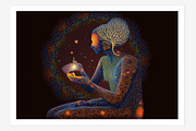 Sham Collection · Shaman Art, a Person Illustration by milatovar (Thumbnail 4 of 18)