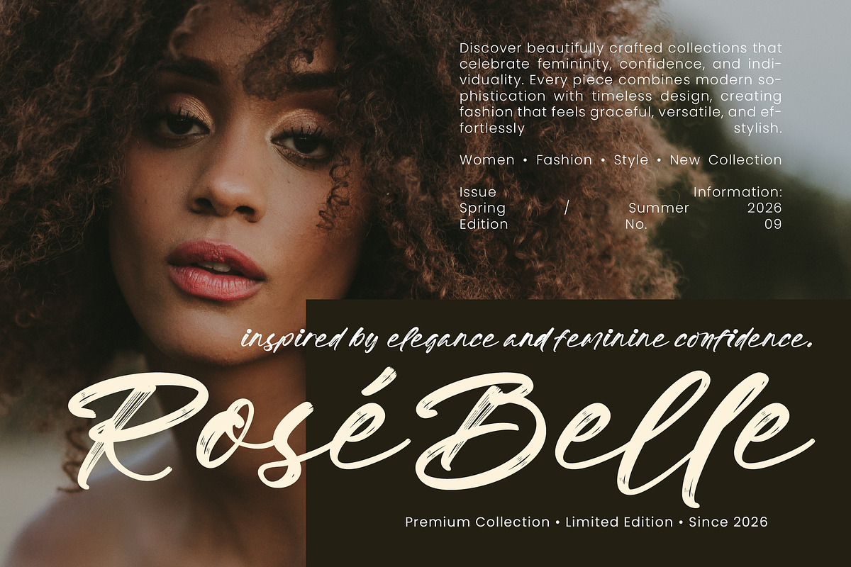 Editonials Modern Signature Brush, a Script Font by operatype.co (Photo 2 of 8)