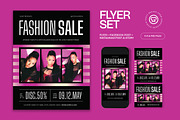 Fashion Sale Flyer, a Flyer Template by graphicook (Thumbnail 1 of 3)