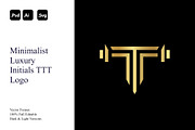 Minimalist Luxury Initials TTT Logo, a Branding & Logo Template by Luxury Logos (Thumbnail 1 of 4)