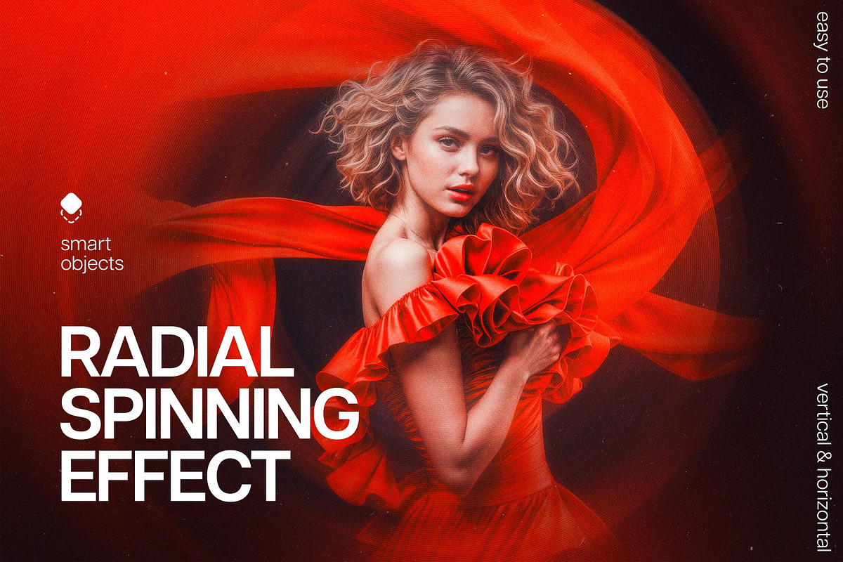 Radial Spinning Photo Effect, a Layer Style Add-On by Design Squad (Photo 1 of 7)