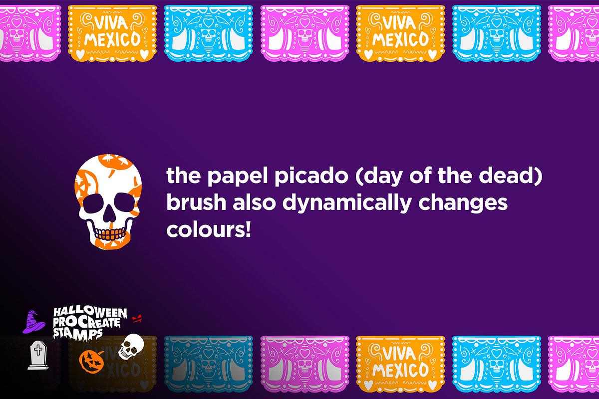 Halloween Procreate Stamp Brushes, a Brush Add-On by Layerform Design Co. (Photo 4 of 5)