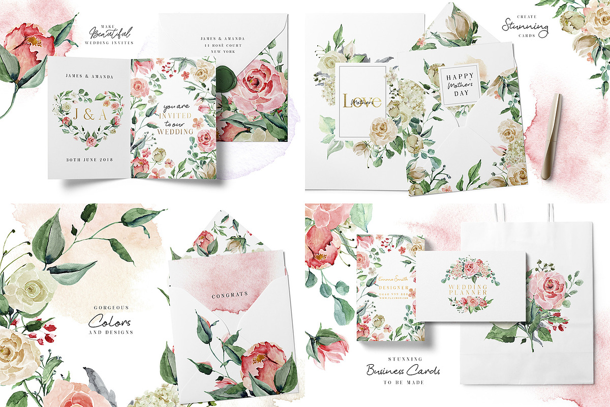 Watercolor Bundle - Designer Deal, an Illustration by Creativeqube Design (Photo 25 of 72)