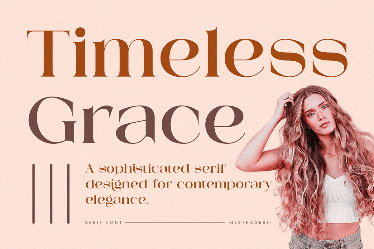 Mestro Serif || Modern Ligature, a Serif Font by ToniStudio (Photo 4 of 10)