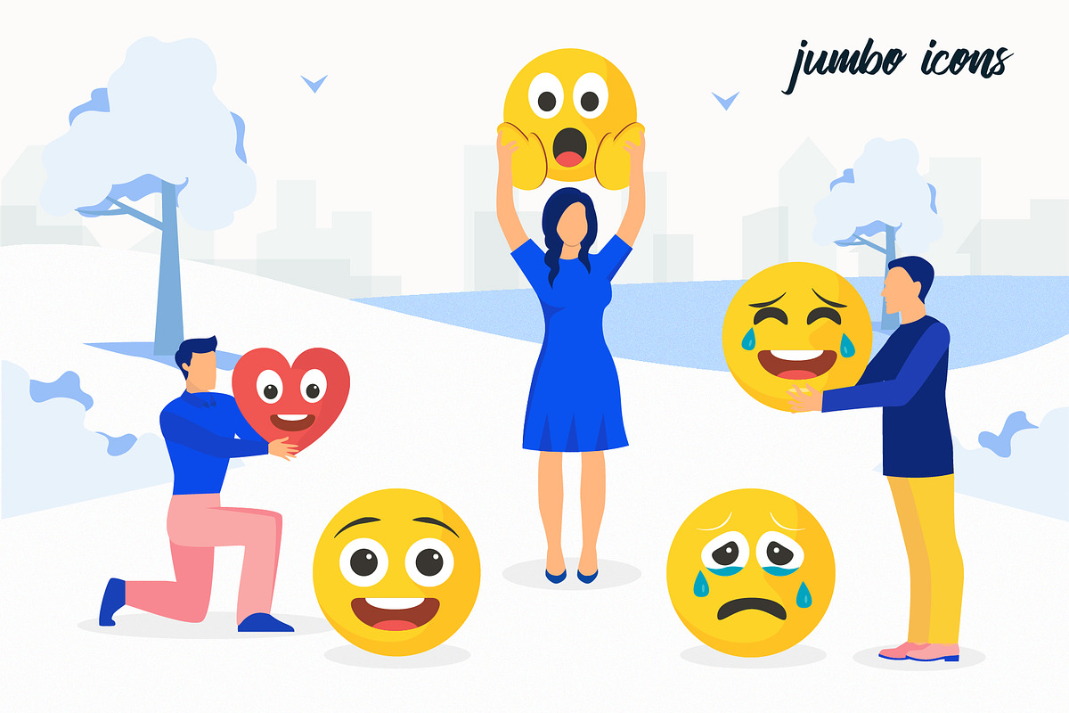 Emojis Glyph Icons V2, a Solid Icon by Jumbo Icons (Photo 6 of 6)