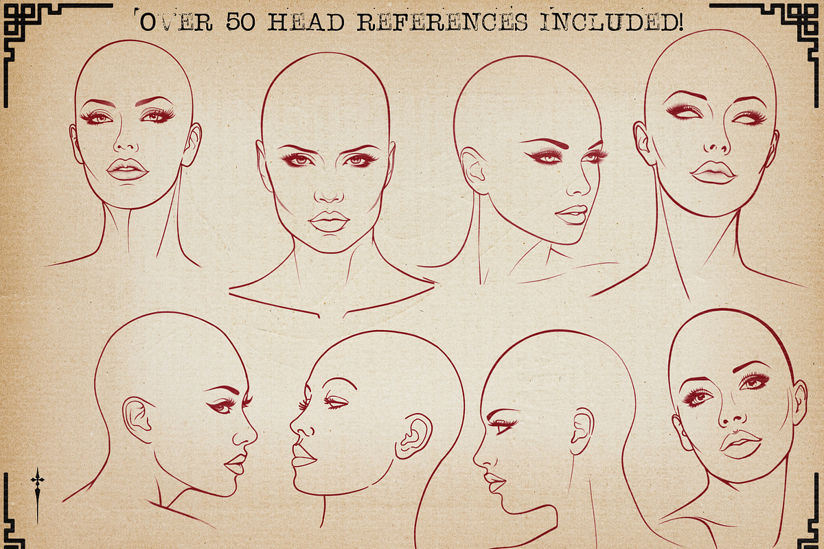 Procreate / Neo-traditional Ladies, a Brush Add-On by Studio.Valhalla (Photo 4 of 11)
