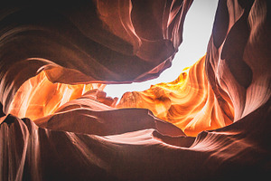 Lower antelope containing red, permit, and reservation