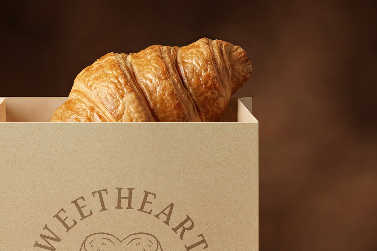 Kraft Bakery Box Mockup PSD, a Packaging Mockup by Vasya Kobelev (Photo 3 of 3)