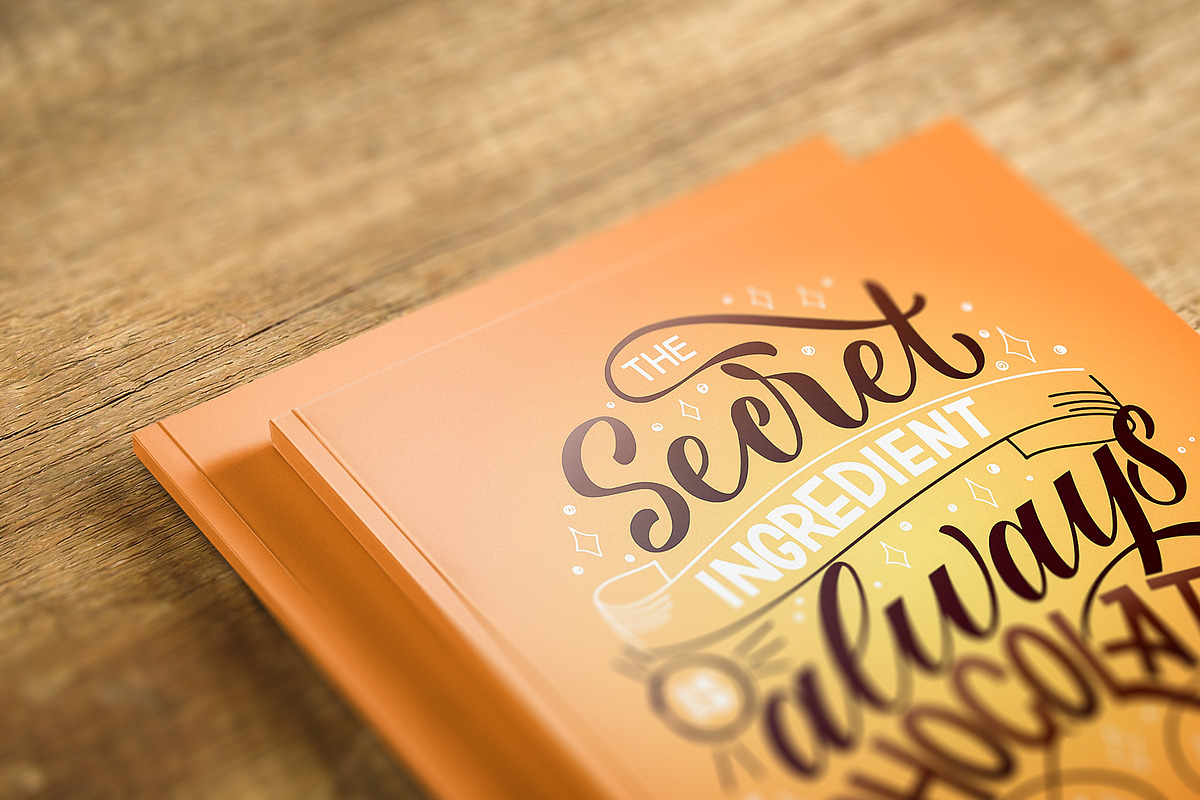 Chocolate Quotes Lettering Set, a Decorative Illustration by Kandella's Art (Photo 7 of 8)