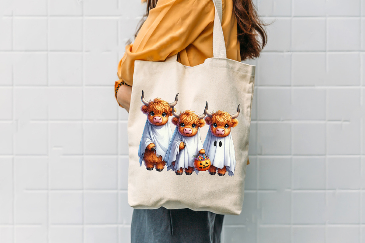 Halloween Highland Cow Png, an Illustration by Designworld (Photo 4 of 5)
