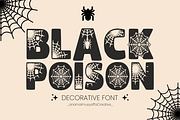 Black Spider - Spider Font Type, a Font by KiddoGlyphs Studio (Thumbnail 3 of 5)