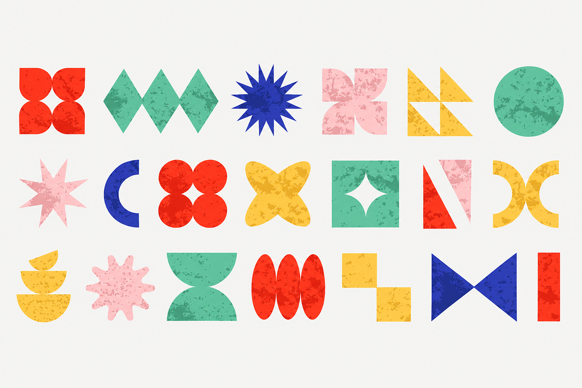Abstract Geometric Grunge Clipart, a Decorative Illustration by Anna Studio (Photo 7 of 12)