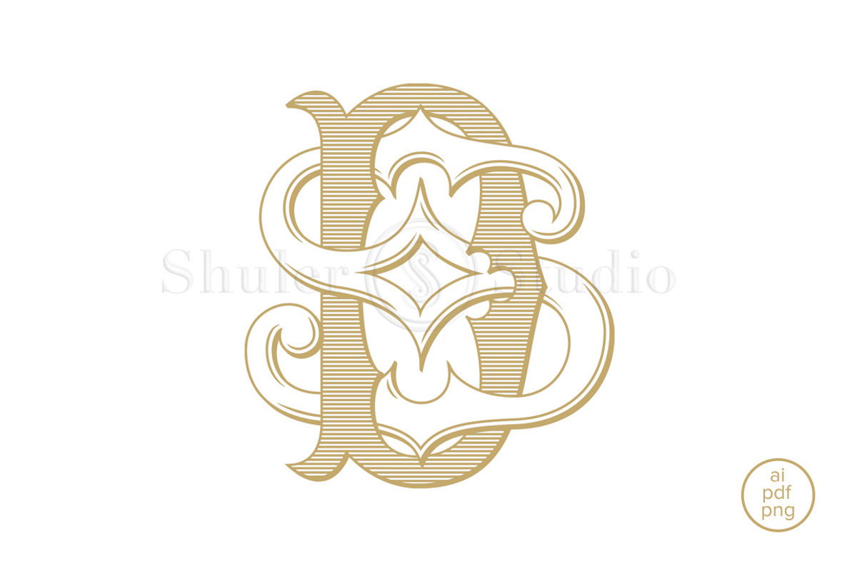 DS Monogram SD Monogram, an Illustration by Shuler Studio (Photo 2 of 6)