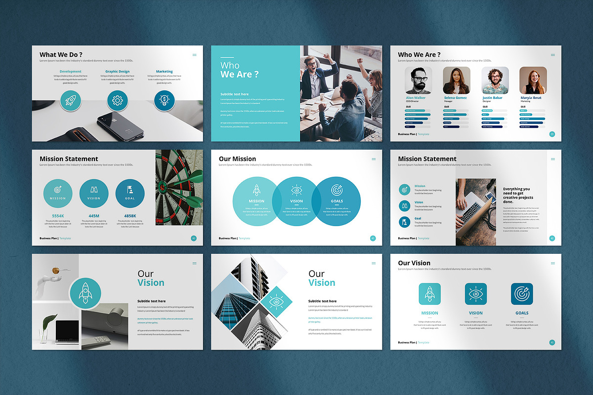 Business Plan PowerPoint Template, a Presentation Template by CreativeSlides (Photo 6 of 23)