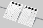 Daily and Weekly Planner Design, a Stationery Template by MightyDesign (Thumbnail 2 of 6)