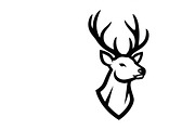deer head wall mount silhouette, an Illustration by Amazin_art (Thumbnail 18 of 51)