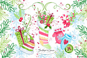 Watercolor Christmas, an Illustration by Feather Grace Designs (Thumbnail 1 of 4)