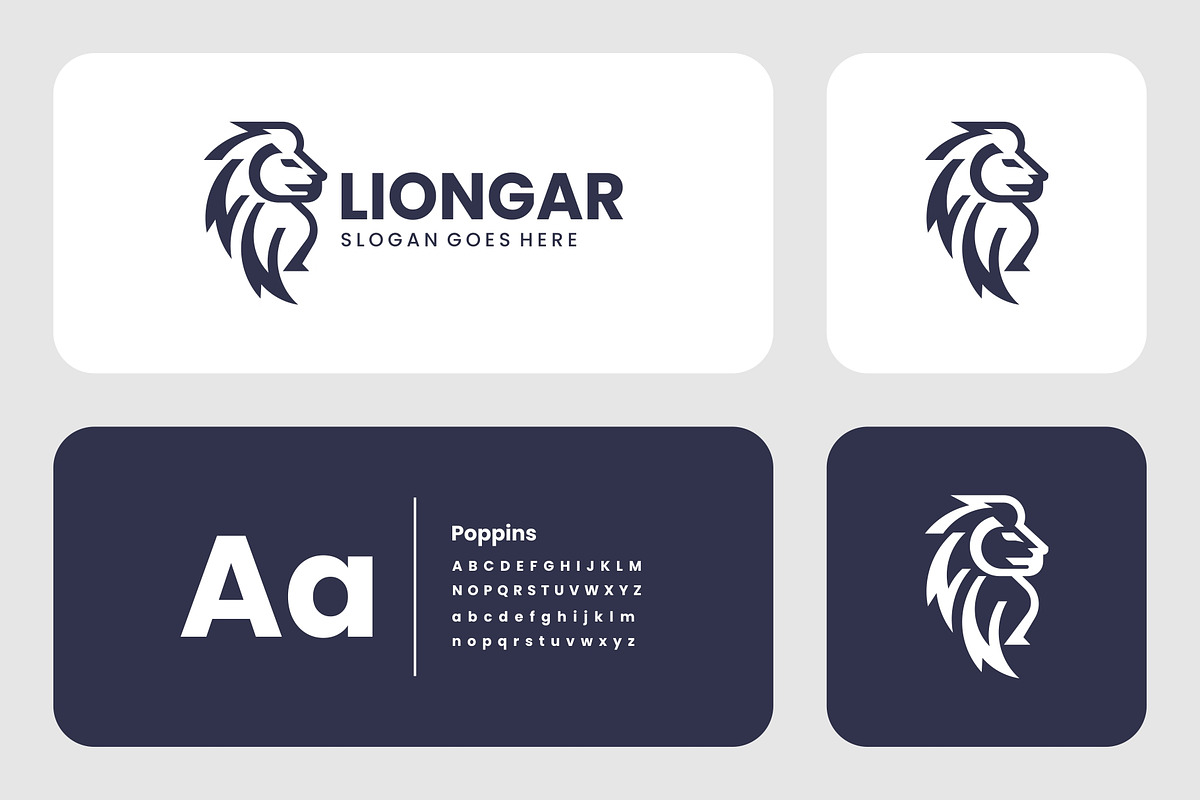 Minimalist Monoline Lion Head Logo, a Branding & Logo Template by Artnivora.Std (Photo 2 of 4)
