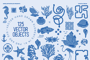 200 Coastal Dream Vector Clipart