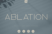 Ablation - Sans Serif Typeface, a Sans Serif Font by VP Fonts (Thumbnail 1 of 10)