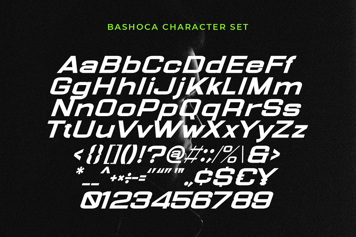 Bashoca - Modern & Sporty Sans, a Sans Serif Font by Almeera Std (Photo 3 of 6)