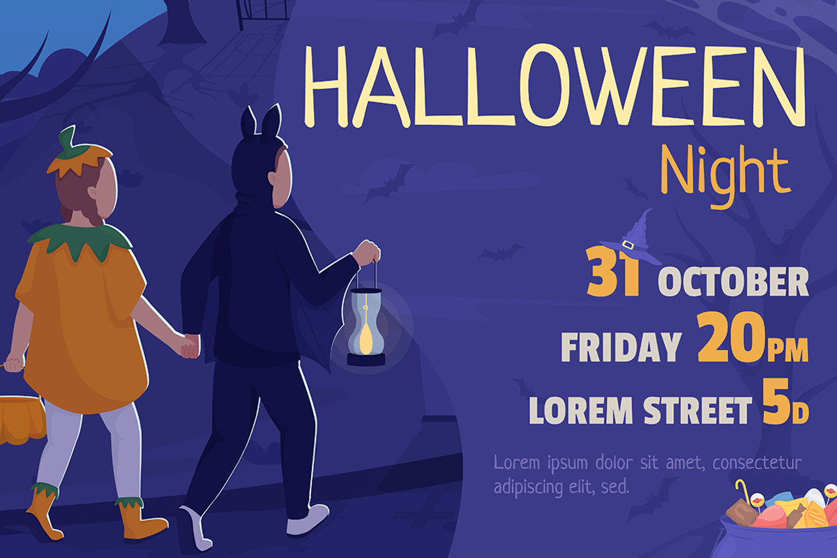 Banner templates color vector bundle, a Flyer Template by IMG visuals characters (Photo 13 of 15)