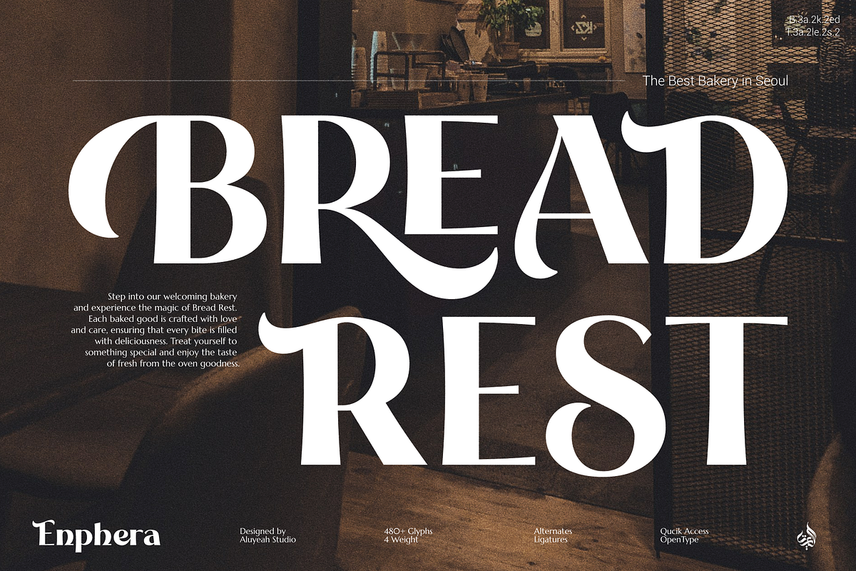 Enphera, a Serif Font by Aluyeah Studio (Photo 9 of 15)