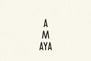 Amaya | A Tall Display Typeface, a Sans Serif Font by Taylor Penton (Thumbnail 4 of 5)