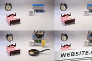 Morning Items Scene for DaVinci, a Templates & Theme by FlashFXbox (Thumbnail 1 of 2)