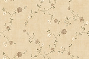 Vintage Beige Textured Floral, a Pattern Graphic by Mieken Petra Designs (Thumbnail 4 of 4)
