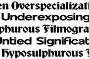 KSP Ruckus, a Blackletter Font by letrasdegs (Thumbnail 3 of 8)
