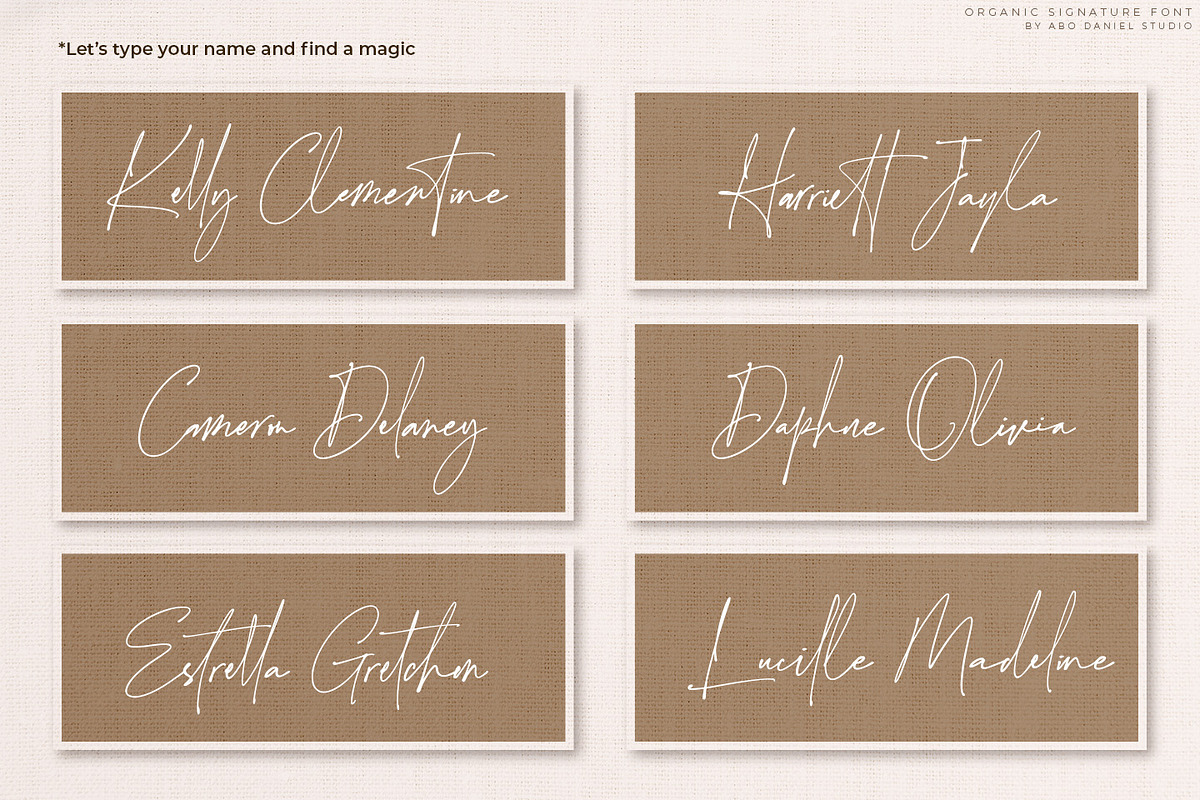 Stanley Elliott, a Handwritten Font by Abo Daniel Studio (Photo 15 of 17)