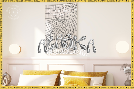 Alaska bedroom frame mockups, a Household Mockup by Soleil Home Mockups
