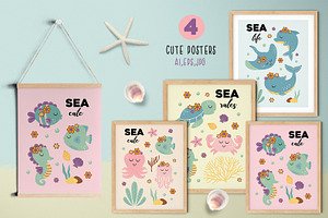 Cute Sea Life Collection