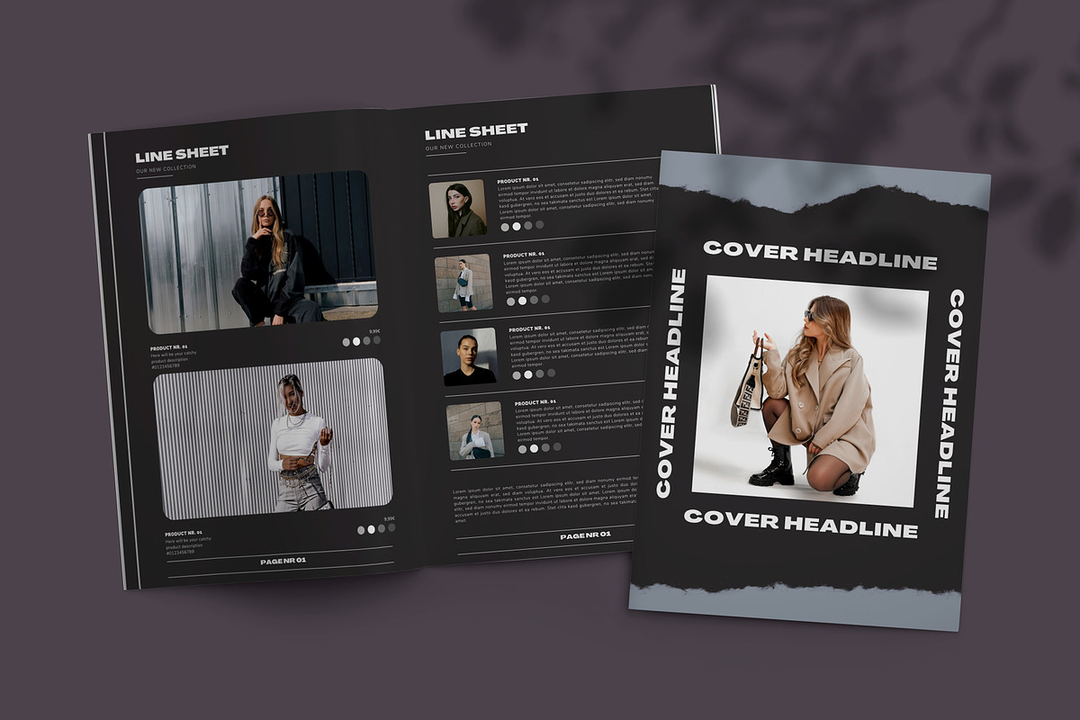 Line Sheet & Pricing Guide Template, a Brochure Template by Vermeulen Design Studio (Photo 5 of 5)