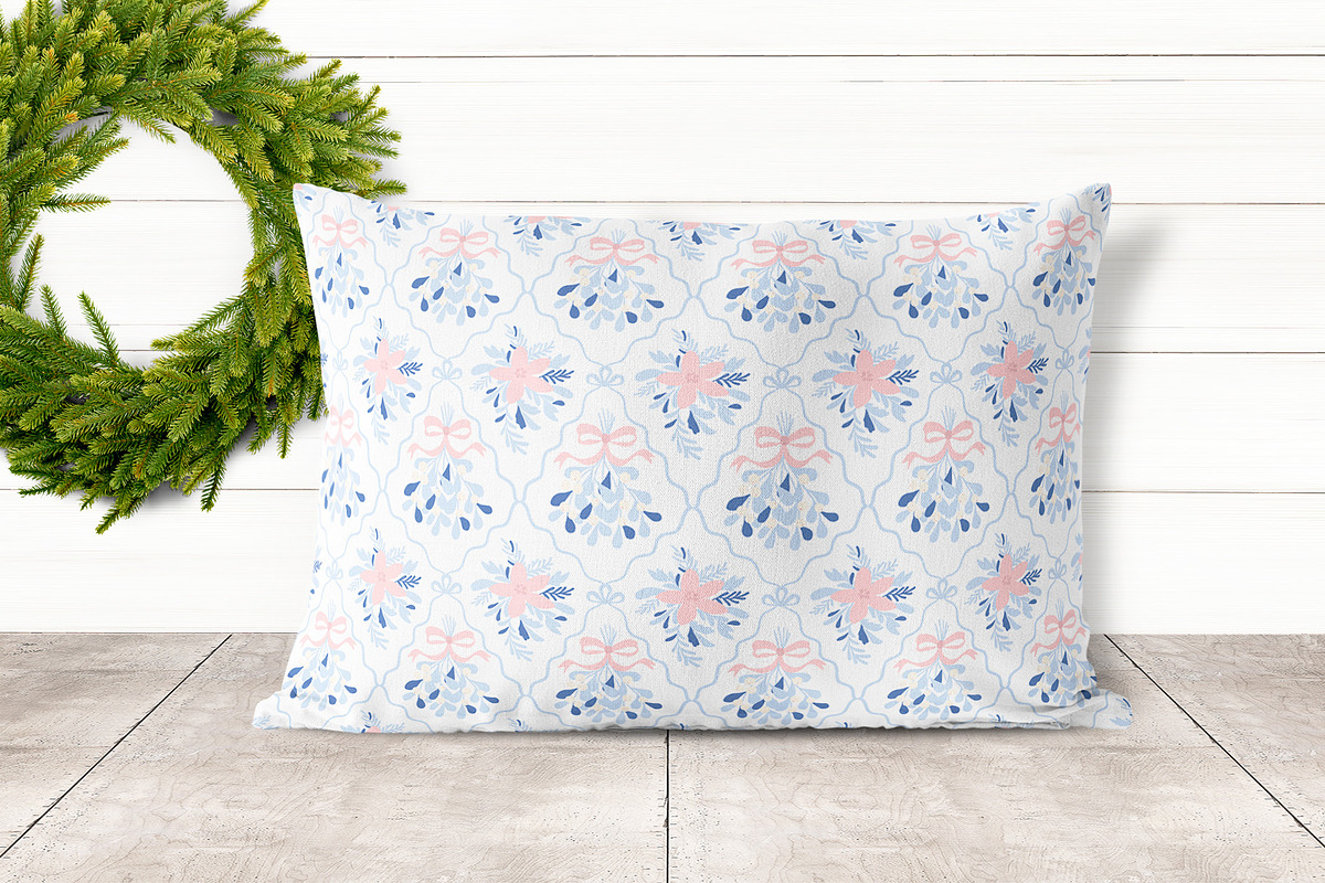 Grandmillennial Christmas patterns, a Pattern Graphic by Tani Kuzminka (Photo 16 of 23)