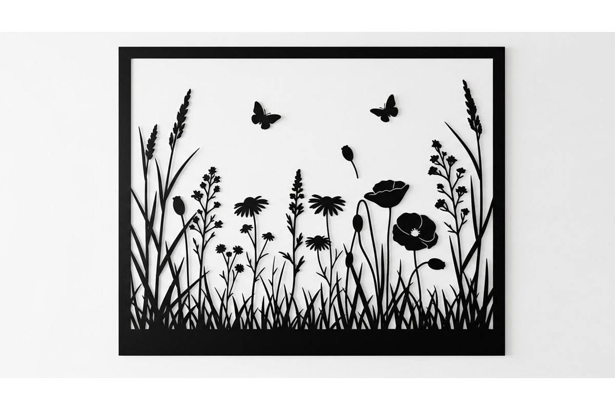 50 Garden Frame Silhouette Bundle, an Illustration by musafir_fashion (Photo 14 of 51)