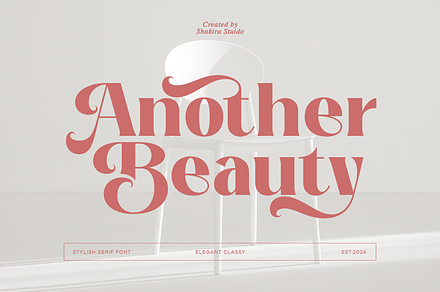 Another Beauty - Stylish Serif, a Serif Font by Shakira Studio