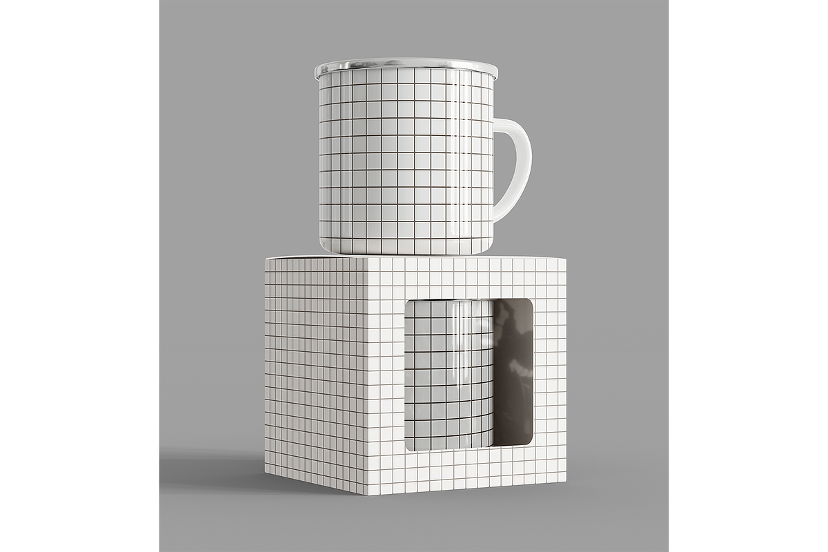 Enamel Camp Mug Mockup, a Cups & Container Mockup by Muhazdinata (Photo 4 of 6)
