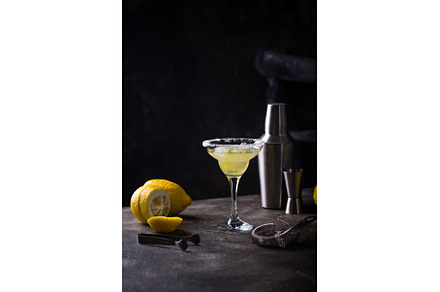 Lemon citrus Margarita or Martini, a Food & Drink Photo by Yulia Furman
