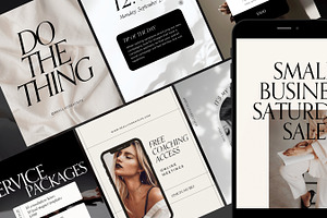 Instagram Templates Black Luxe Coach