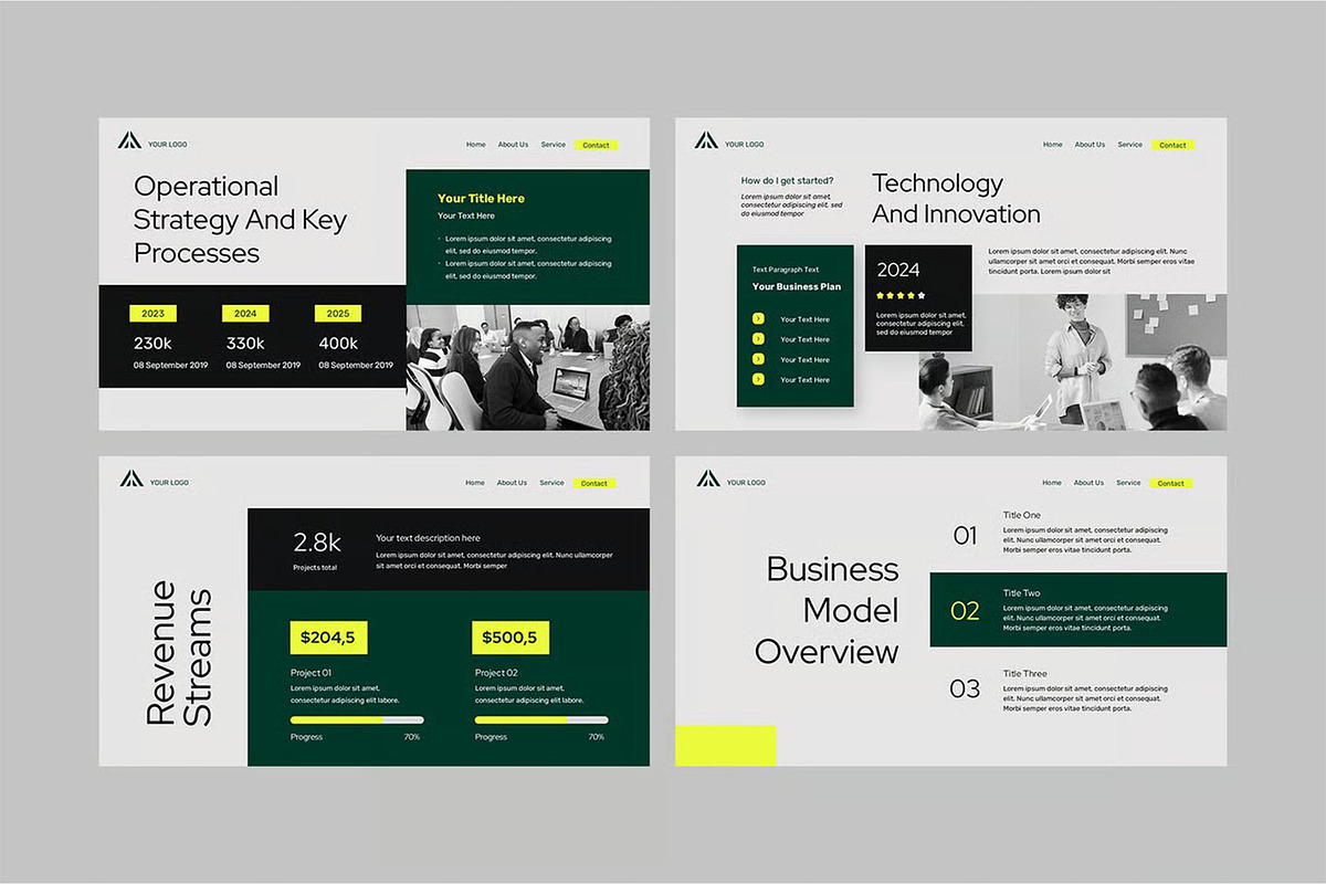 Business Strategy GSlides, PPoint preview 2