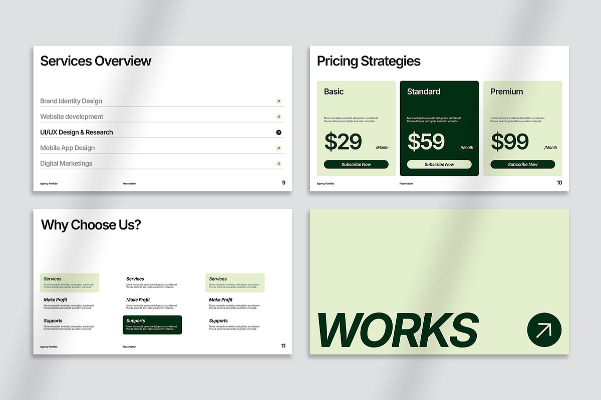 Agency Portfolio Presentation, a Presentation Template by Oriofix (Photo 7 of 10)
