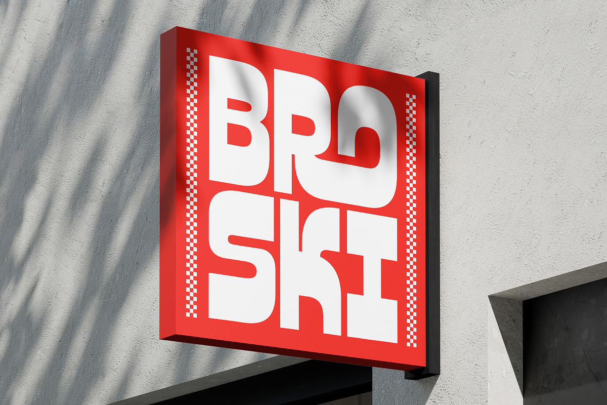 Broski - Contras Display Sans Font, a Sans Serif Font by Sekyra Lab (Photo 14 of 15)