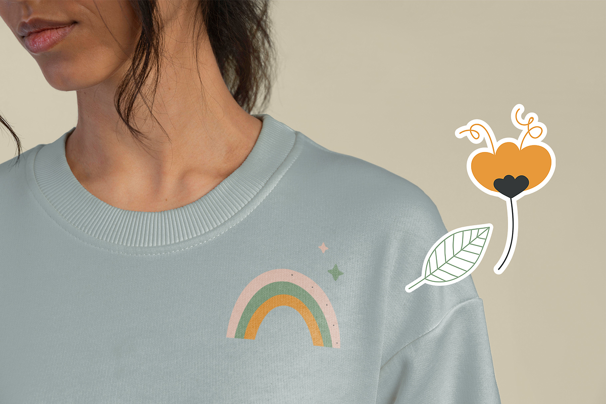 Summer Days | Vector Stickers Pack, a Decorative Illustration by Nutalin Art (Photo 14 of 16)