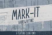 Mark-It handwritten font, a Font by Texture Club (Thumbnail 1 of 2)